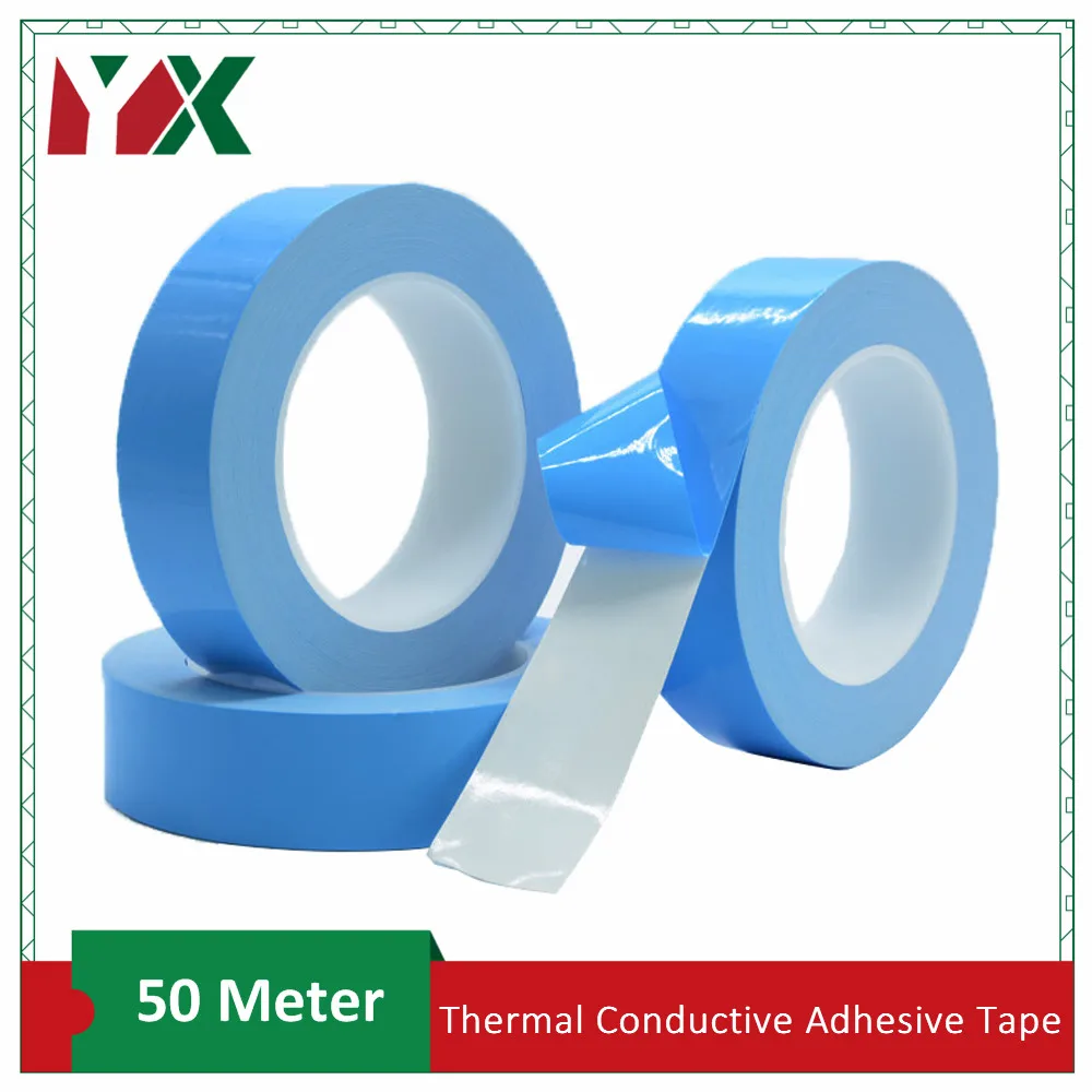 Двухсторонняя Теплопроводящая клейкая лента YX 50 м/рулон переводная для чипа