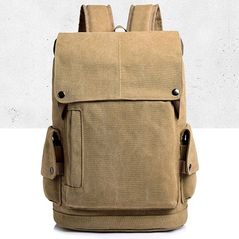 

European and American Style Canvas Backpack Casual Vintage Travel Backpack High Quality Outdoor Backpack Bags Women and Men H280
