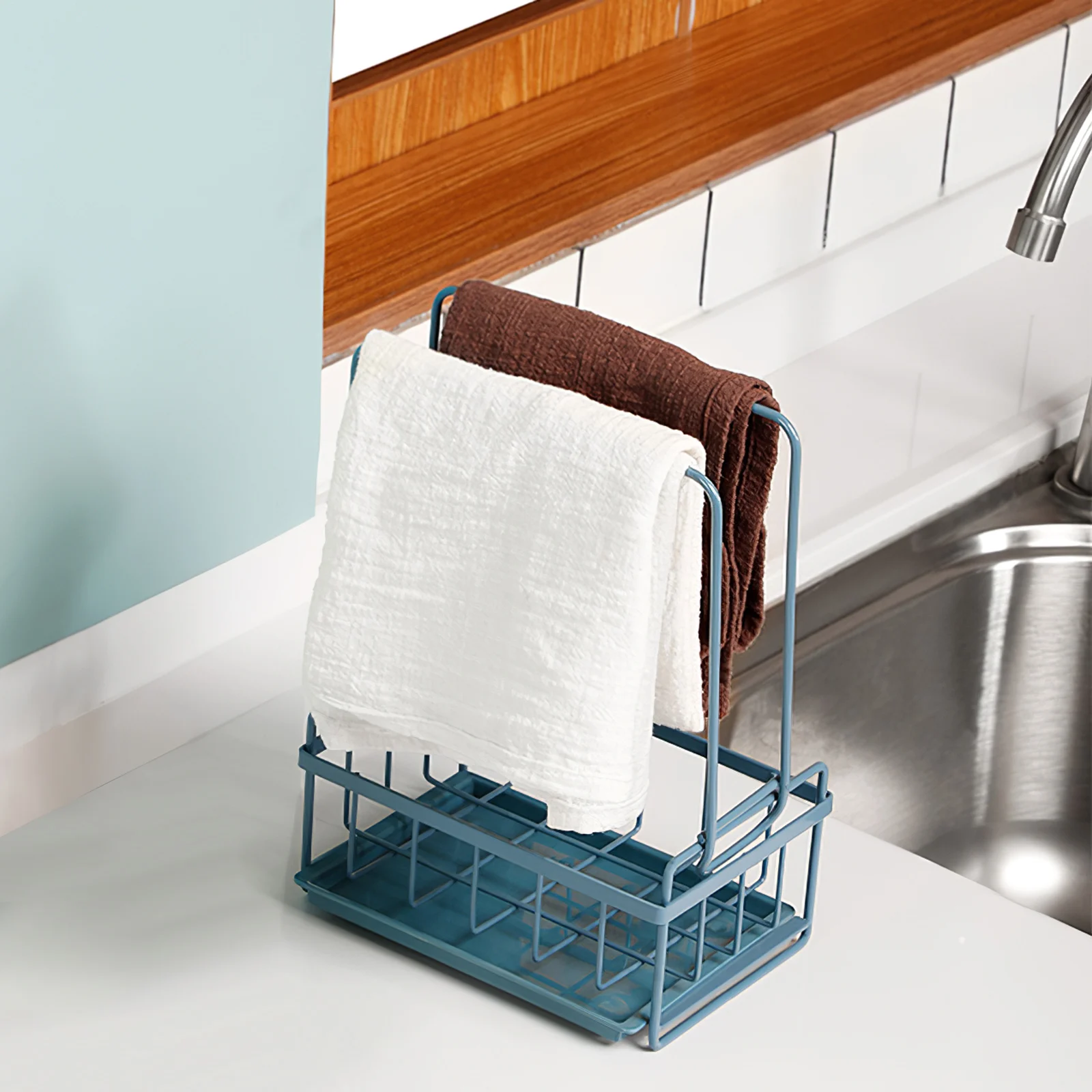 

Настенный кронштейн для хранения посуды, сливная корзина, полый сливной держатель, сливная Скоба для посуды, без сверления, для кухни и ванн...