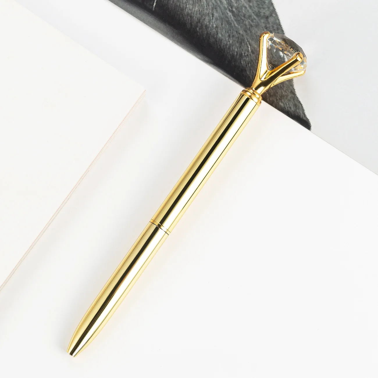 Металлические шариковые ручки с бриллиантами umfinger