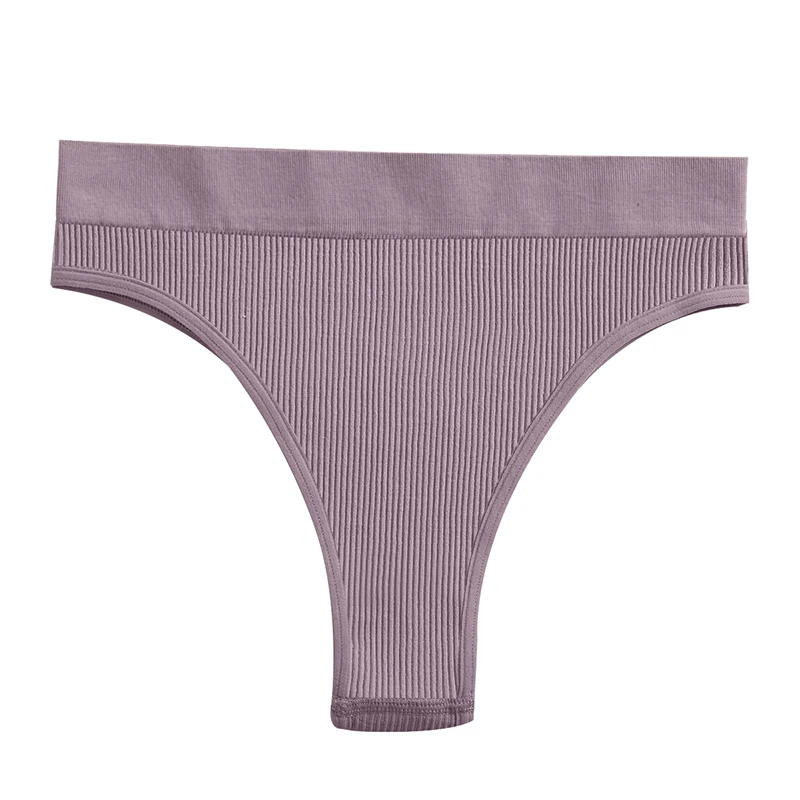 

Women Pantys Girls Thongs High Waisted Soft Woman Briefs Fashion 6 Solid Colors S-XL Sexy Underpants For Women New