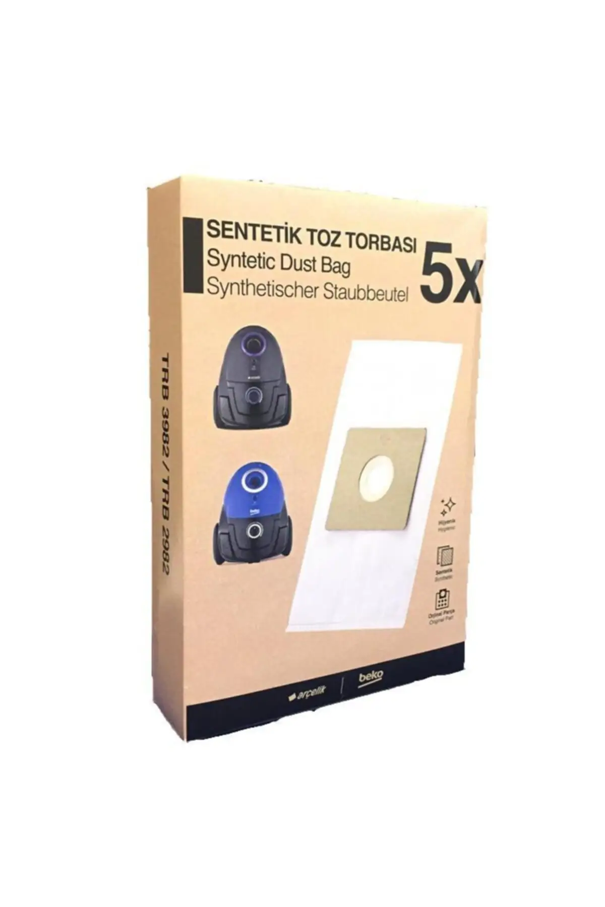 

MHK Parts Vacuum Cleaner Model Dust Bag 5 Pcs