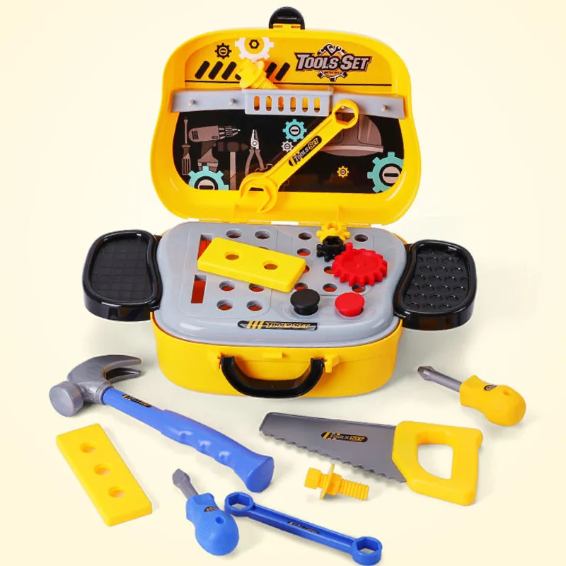 Новые детские игрушки Инструменты для ремонта Ax столярное дело Пластик
