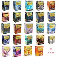 66x91mm 100 pcslot colorful matte cards dragon shield sleeves mgt cards protector for pkm mgt star reals sleeve games