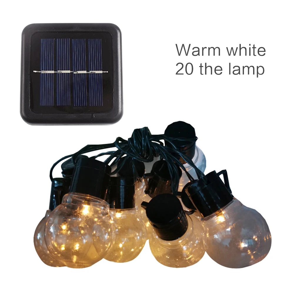 

10/20 LEDS Crystal ball 4.25M/6.75M Solar Lamp Power LED String Fairy Lights Solar Garlands Garden Christmas Decor For Outdoor