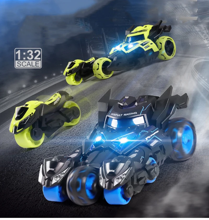 Новинка 1:32 Batmobile преобразование электрической энергии модели автомобилей из сплава 3 в 1 гоночный автомобиль катапульта игрушки для детей