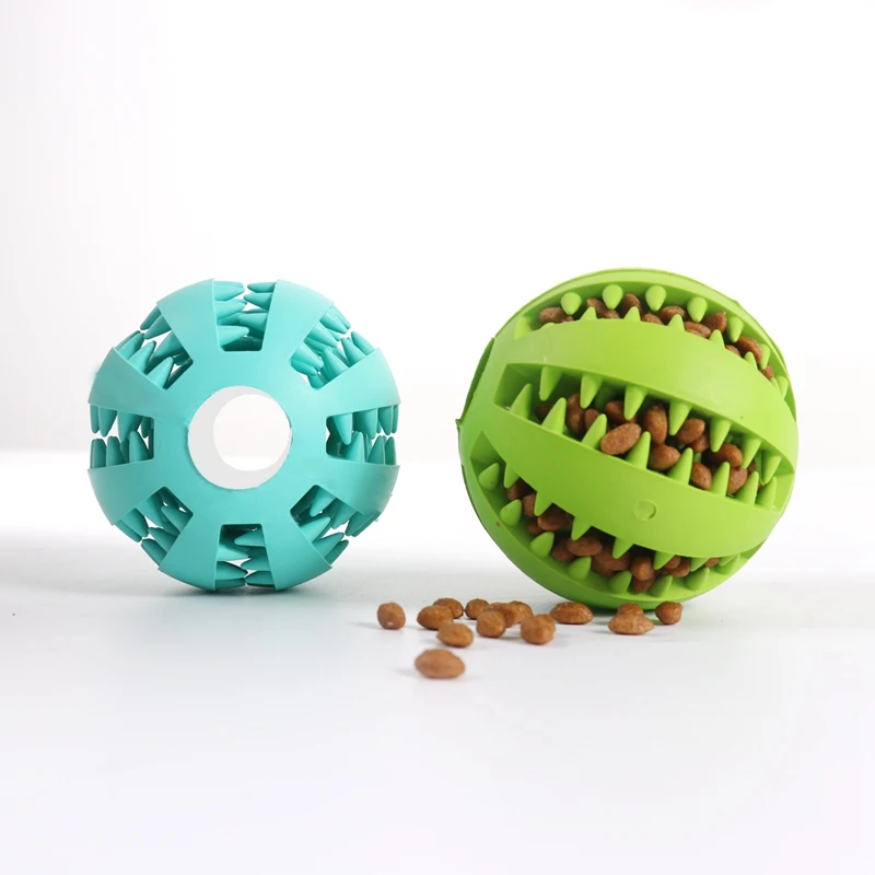 Резиновый мяч для собак забавная игрушка щенков большие питомцы чистки зубов