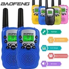 2 шт. Baofeng мини иди и болтай Walkie Talkie иди и BF-T3 детские игрушки Портативный 22 канала двухстороннее радио приемопередатчик записывающие устройство десткий коммуникатор в случаи опасности лучший подарок для детей