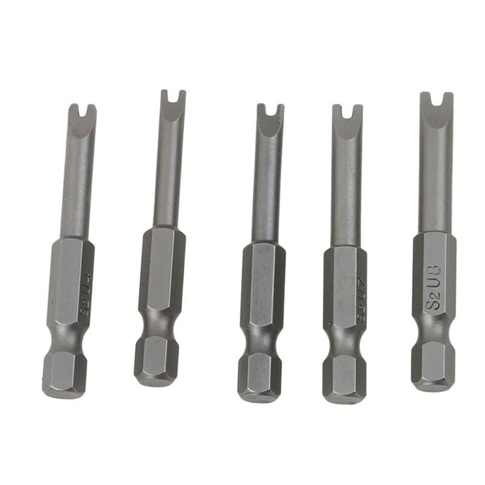 Новинка 5 шт. Магнитный U образный ключ отвертка биты инструмент 1/4