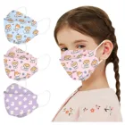 10 шт., детская дышащая защитная маска на рот, на Возраст 3-10 лет