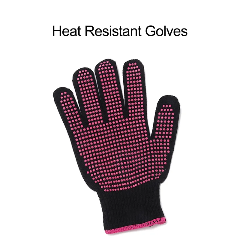 Heat Resistant Golve Профессиональный электрический выпрямитель для волос, керамический утюжок для завивки волос, выпрямитель для волос, утюжок для завивки волос, инструмент для укладки волос - Цвет: Heat Resistant Golve