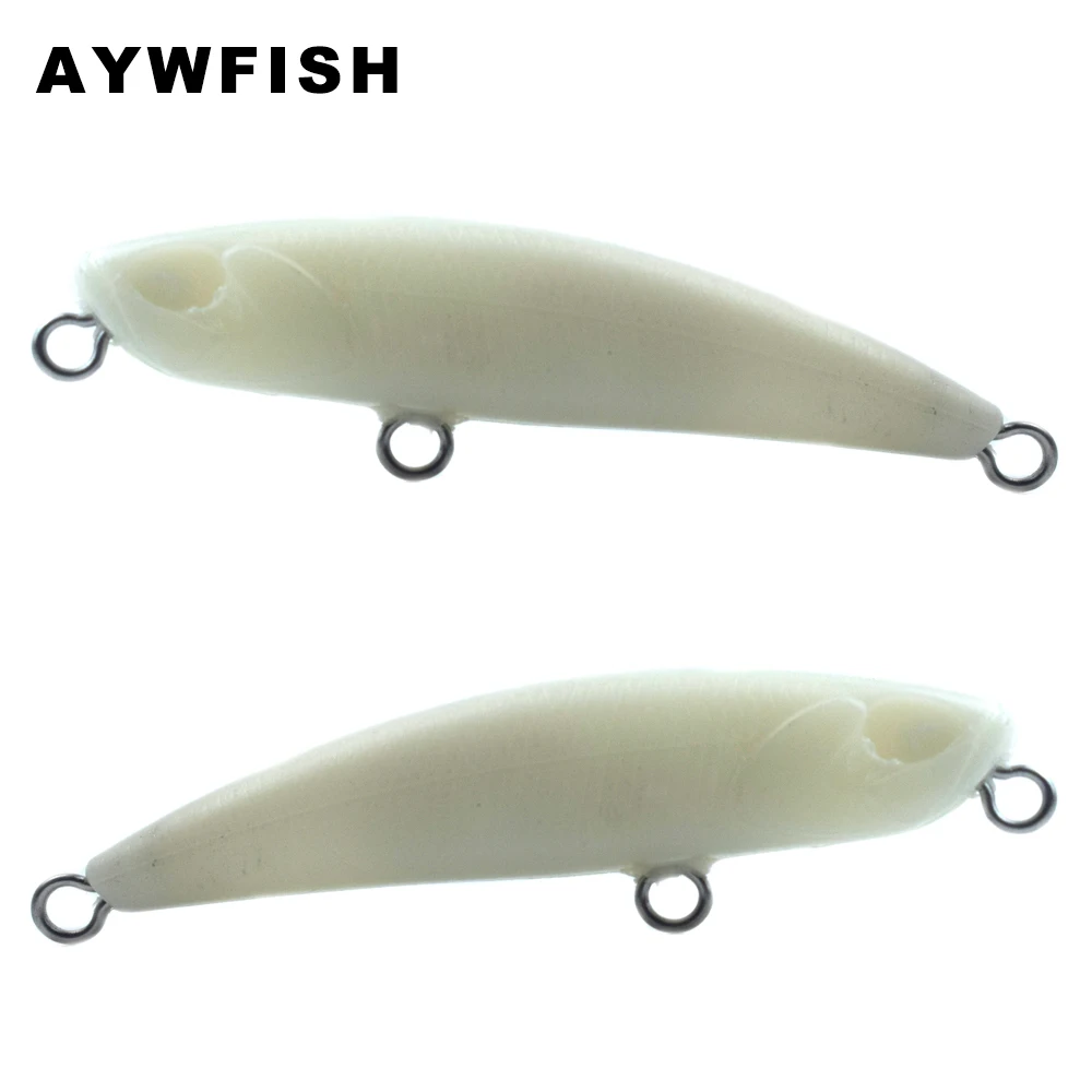 

AYWFISH 5 шт. в партии неокрашенные мини-приманки карандаш 50 мм 2,7 г заготовки плавающие искусственные приманки рыболовные снасти DIY