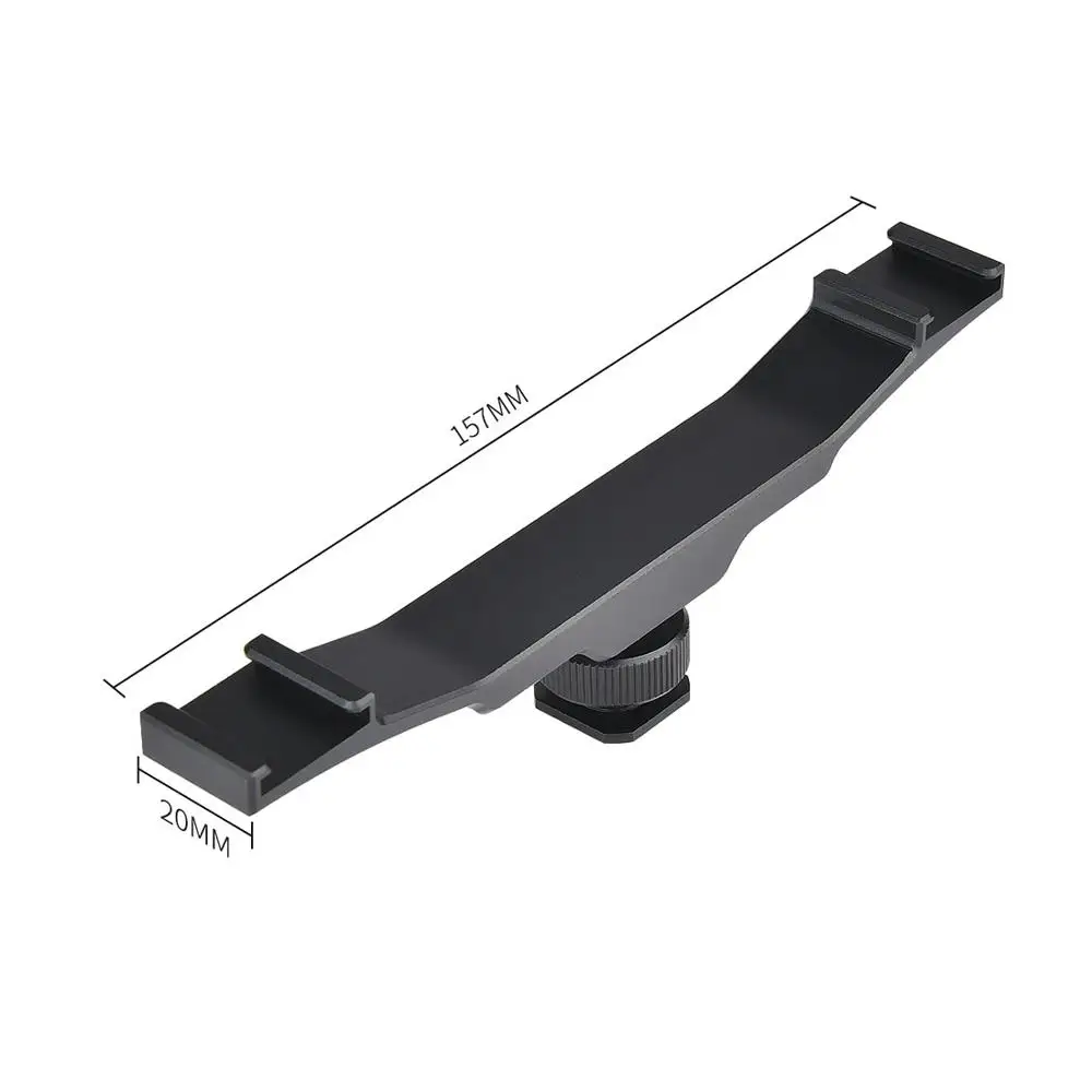 Vlog Live Set микрофон фото видео зеркальная камера двойной горячий башмак подставка