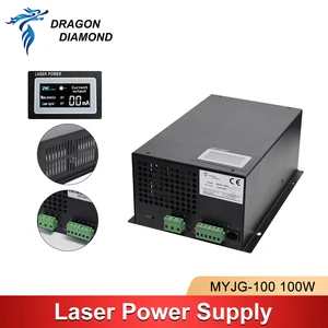 Источник питания для лазерного гравера, 80-100 Вт, 110220 В, MYJG-100W для 40-100 Вт