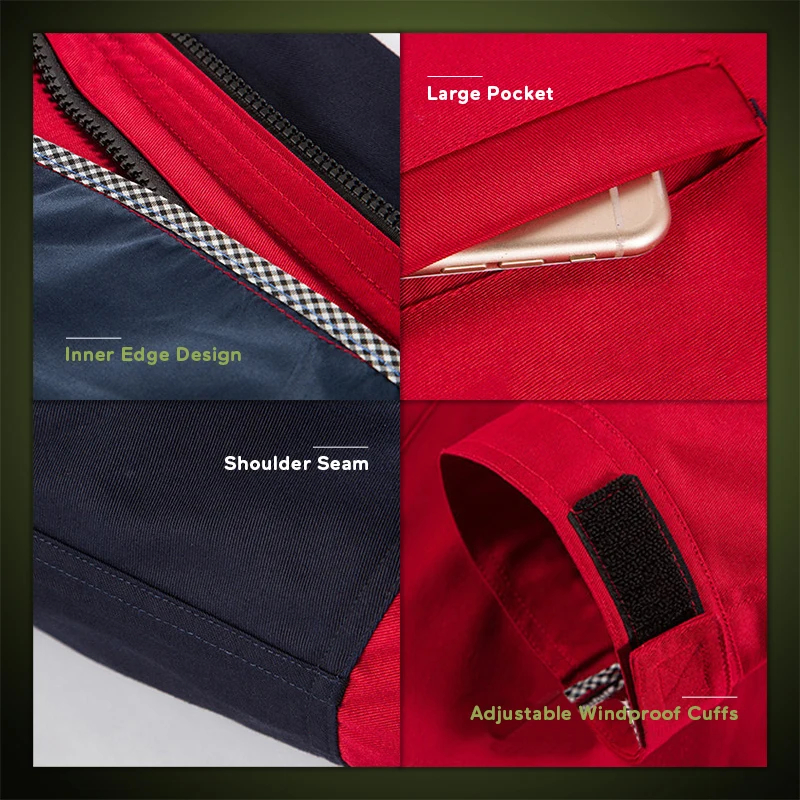 Мужская и женская зимняя теплая хлопковая куртка со светоотражающими полосками