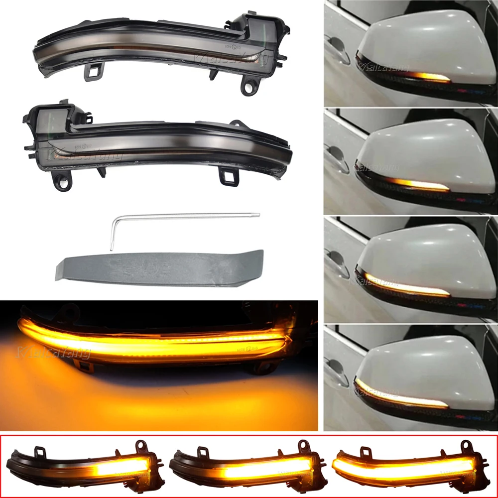 

Светодиодный динамический поворотный сигнал, босветильник зеркальный последовательный светильник для BMW X1 F48 2016-2018 2 серии Active Tourer F45 F46