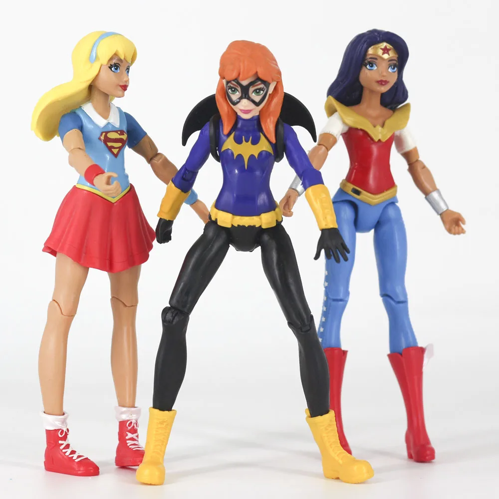 Оригинальная фигурка DC Wonder Woman Супергерои Бэтмен супер девушка модель BJD куклы игрушки для детей Justice League