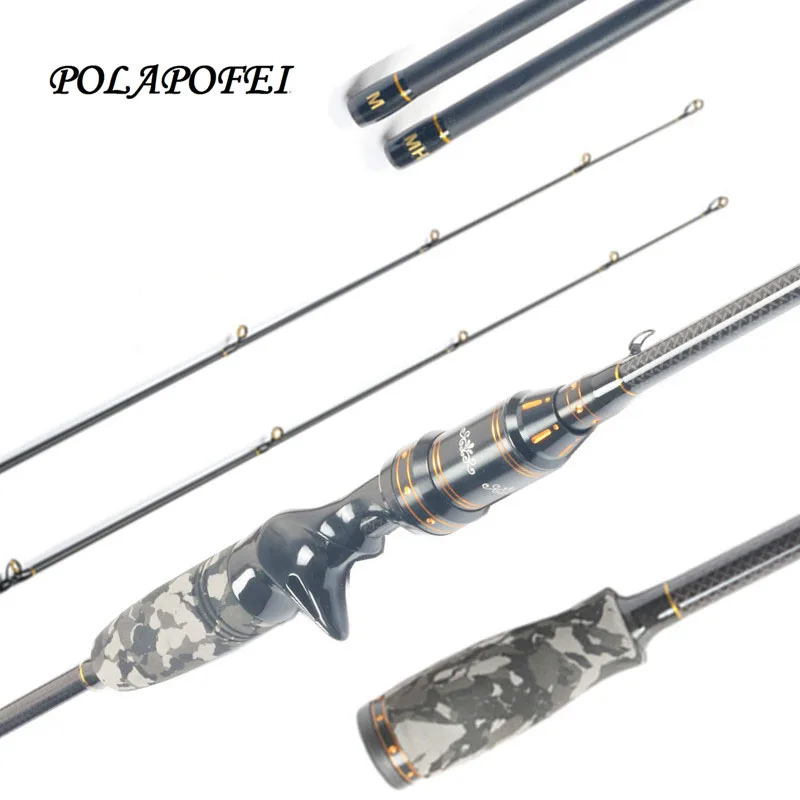 1 8 м 2 наконечника карбоновая удочка для рыбалки Спиннинг приманки морского