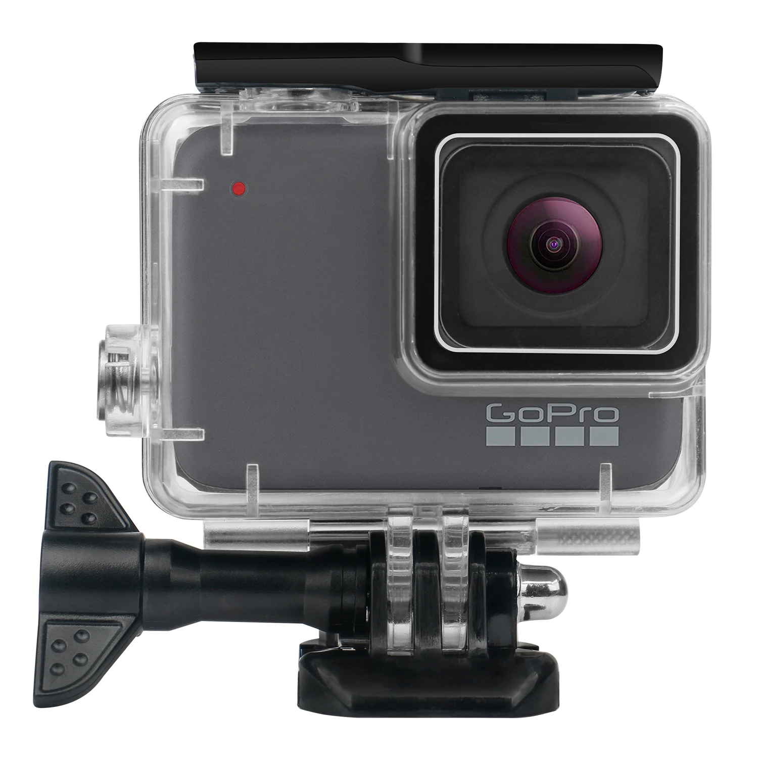 Водонепроницаемый чехол для GoPro Hero 7 белый и серебристый защитный подводного