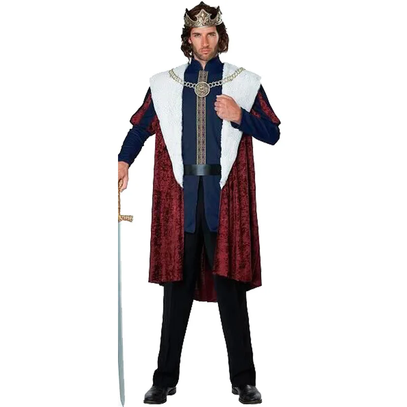 Хэллоуин сексуальный Королевский Ретро Король Королева пара ролевых игр костюм