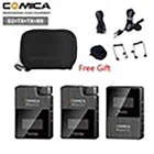 COMICA BoomX D2 Mini 2,4G цифровой беспроводной микрофон с моностерео переключаемым выходным режимом для камеры Boom XD