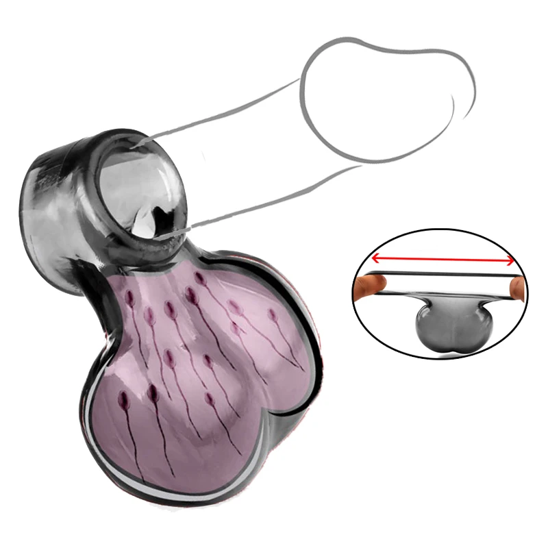 Новые Кольца для пениса в шариковой обмотке мошонки Пояс верности Se мужское