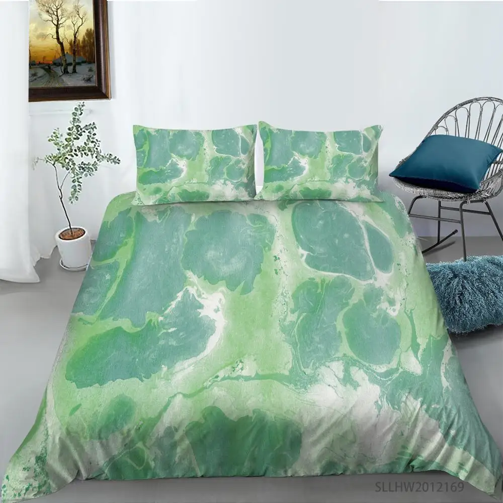

Hot sale Colorful Bedding Set Pink Duvet Cover Abstract Art Bed Set Bright Girl Bedspread Home Textiles