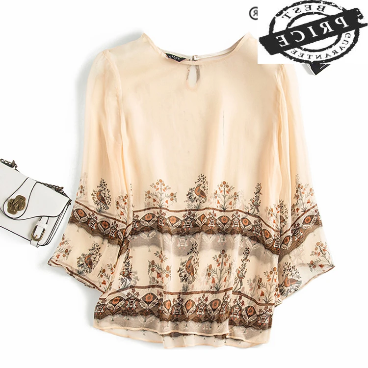 

Летняя шелковая женская футболка в стиле Харадзюку, женская одежда 2021, винтажный корейский укороченный топ с цветочным принтом, элегантные ...