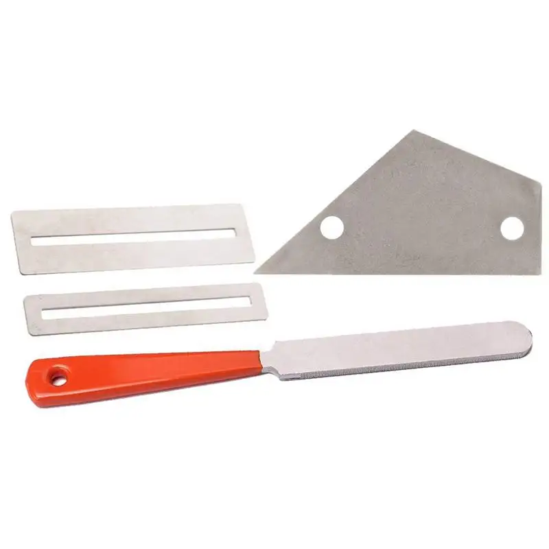 Stainless Steel Guitar Fret File+Fret Rocker Level+Fingerboard Protector Luthier Tool | Инструменты
