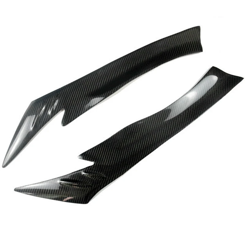 

for Mazda CX-5 CX5 2013- Carbon Fiber Front Headlights Eyebrow Lamp Eyelid Cover Sticker Trim