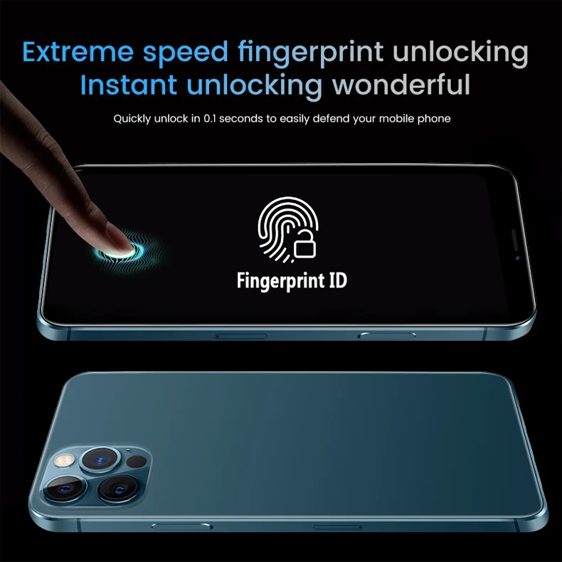 Tel&eacute;fono Inteligente I12 Pro max, versi&oacute;n Global, Dual SIM, Deca Core, 4800Mah, reconocimiento de huella dactilar, identificaci&oacute;n facial, 512GB + 12GB, 13 + 32MP-5