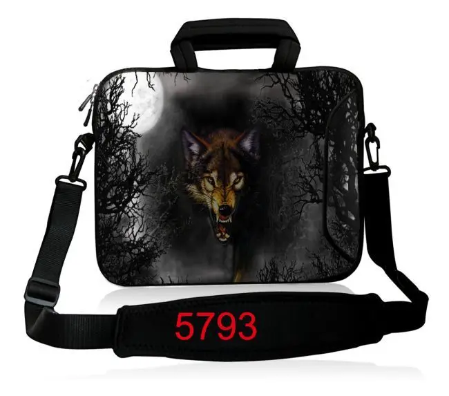 

Wolf Laptop Bag 13.3/14.1/15.6 17 15 inch Notebook Messenger Sleeve for Macbook Computer Handbag Shouder Bag Travel Briefcase