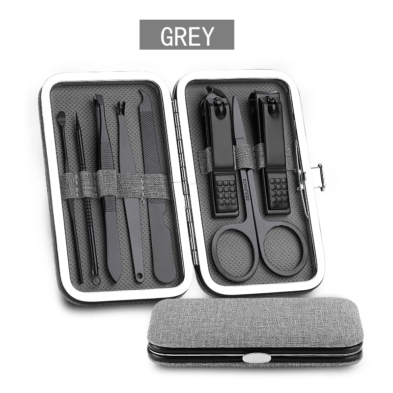 8 шт./компл. щипцы для ногтей педикюрные ножницы бровей игла удаления прыщей и