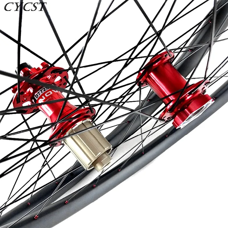 29er MTB AM 35 мм Асимметричный полностью горный диск карбоновая колесная передняя 74