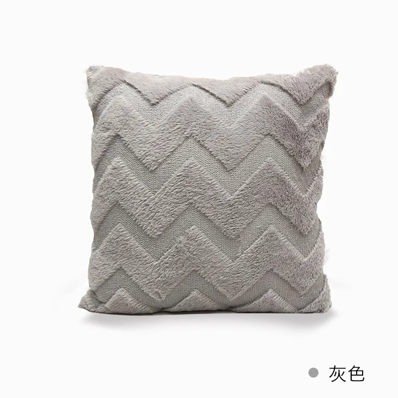 

2021 New Pillow cross-border hot sale plush hug pillowcase household goods sofa living room bedside cushion waist pillow