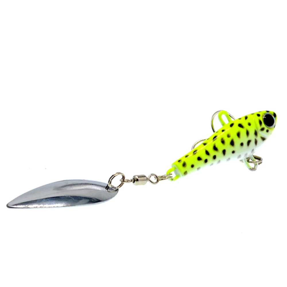 1 шт. 20 г рыболовная приманка джиг голова рыба ВИБ вращающиеся ложки для морской