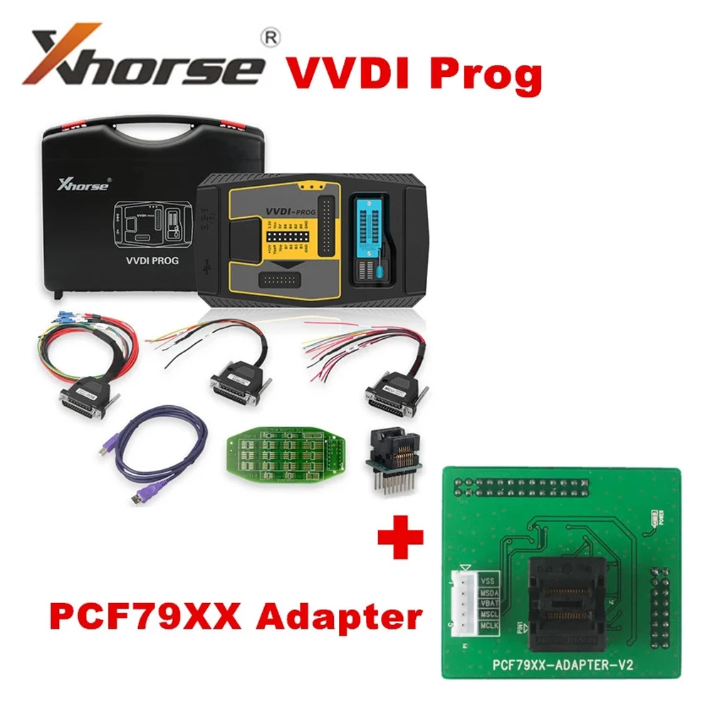 

Original Xhorse VVDI PROG Programmer V5.0.0 VVDI Programmer Key Tool Get Free for BMW ISN Read Function Plus PCF79XX Adapter