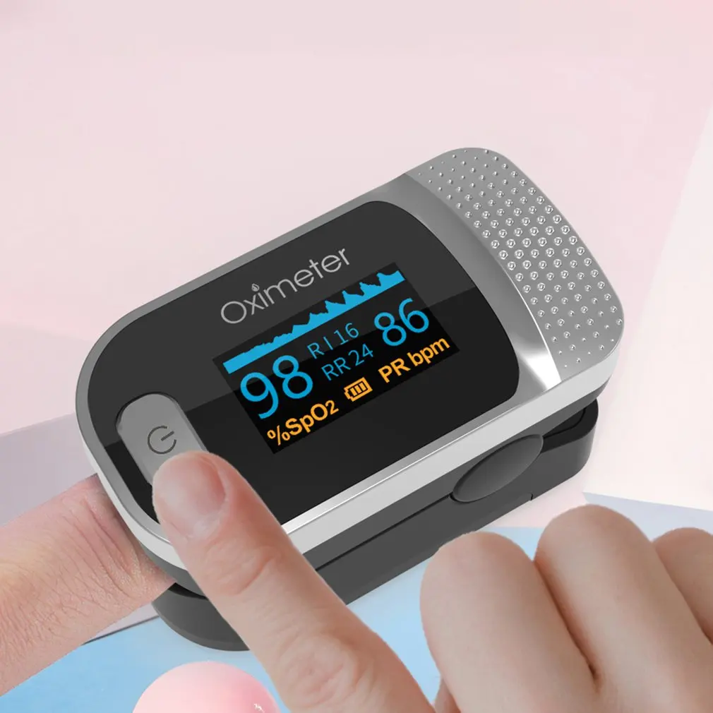 

OLED Digital Screen Oximetro Blood Oxygen Suturation Measurements Portable Fingertip Pulse Oximet Pulse Rate Blood Oxygen
