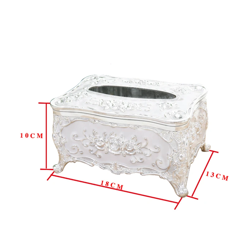 

Acrylic Tissue Box Universal Luxury European Paper Rack Office Table Accessories Home Office KTV Hotel Car Facial Case Holder
