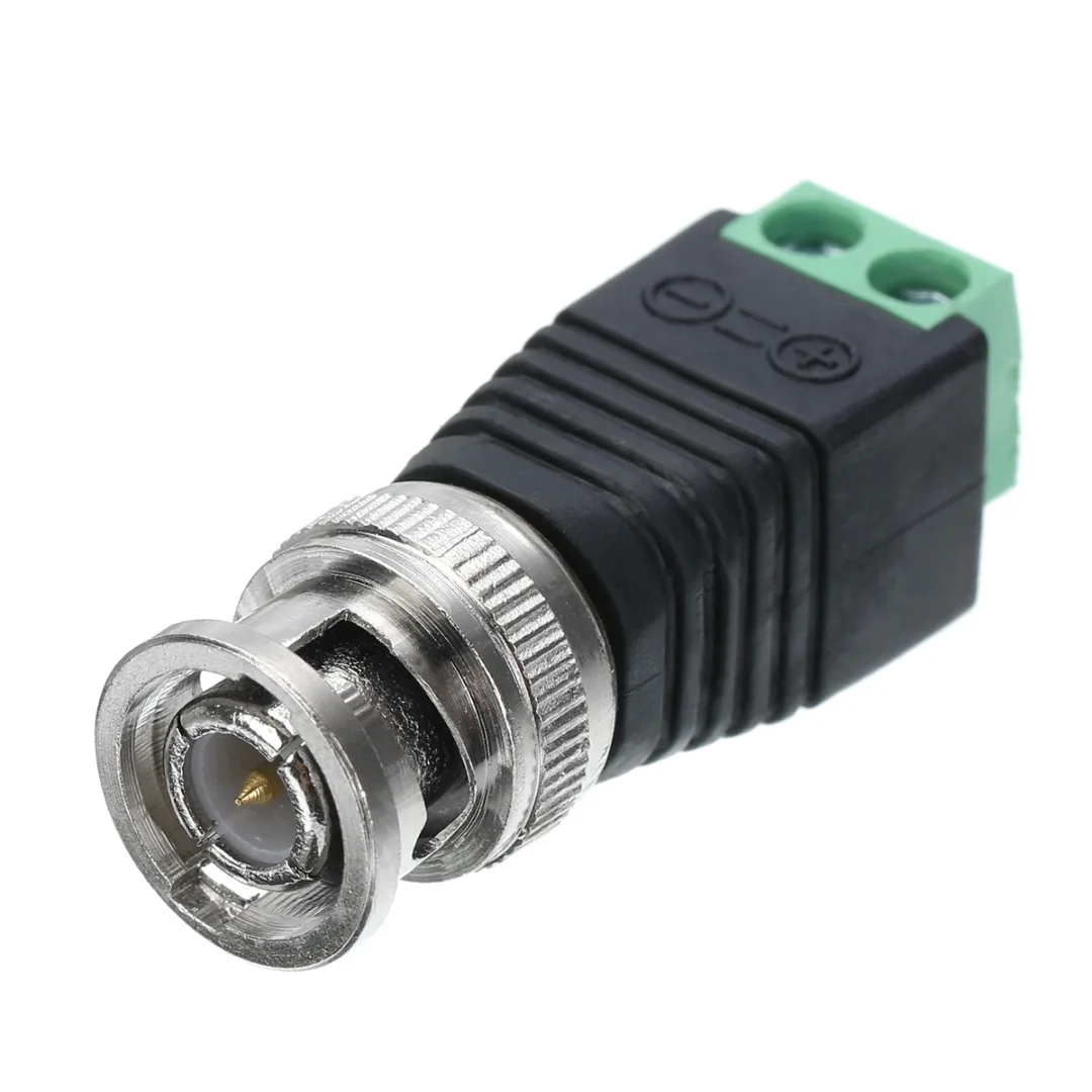 Кабель BNC Mayitr 10 шт. зеленый Мужской кабель Coax CAT5 коаксиальный камера с коннектором