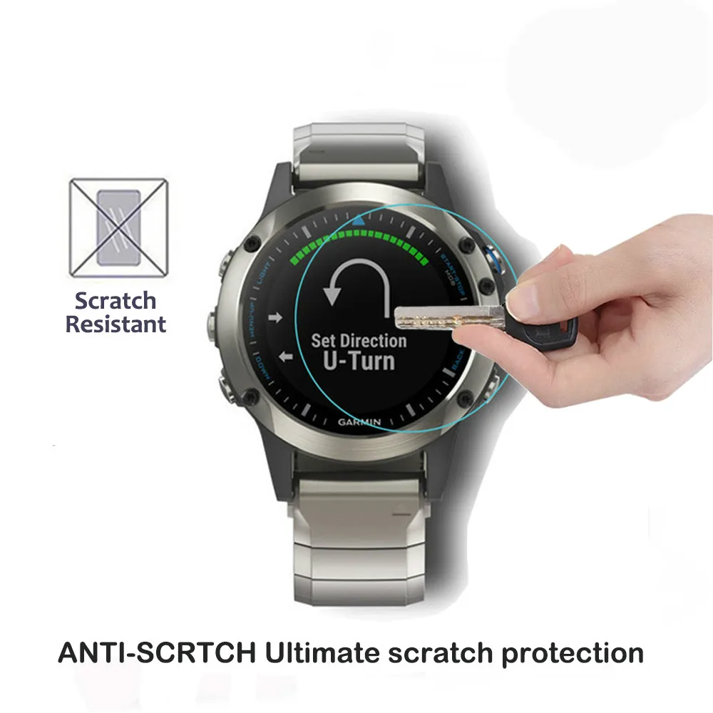3 шт. новинка закаленное стекло защита для экрана Garmin Fenix 6 6s 6x Pro от солнечных