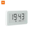Оригинальный беспроводной умный электрический цифровой гигрометр Xiaomi Mijia BT4.0, термометр, часы, набор инструментов с батареями