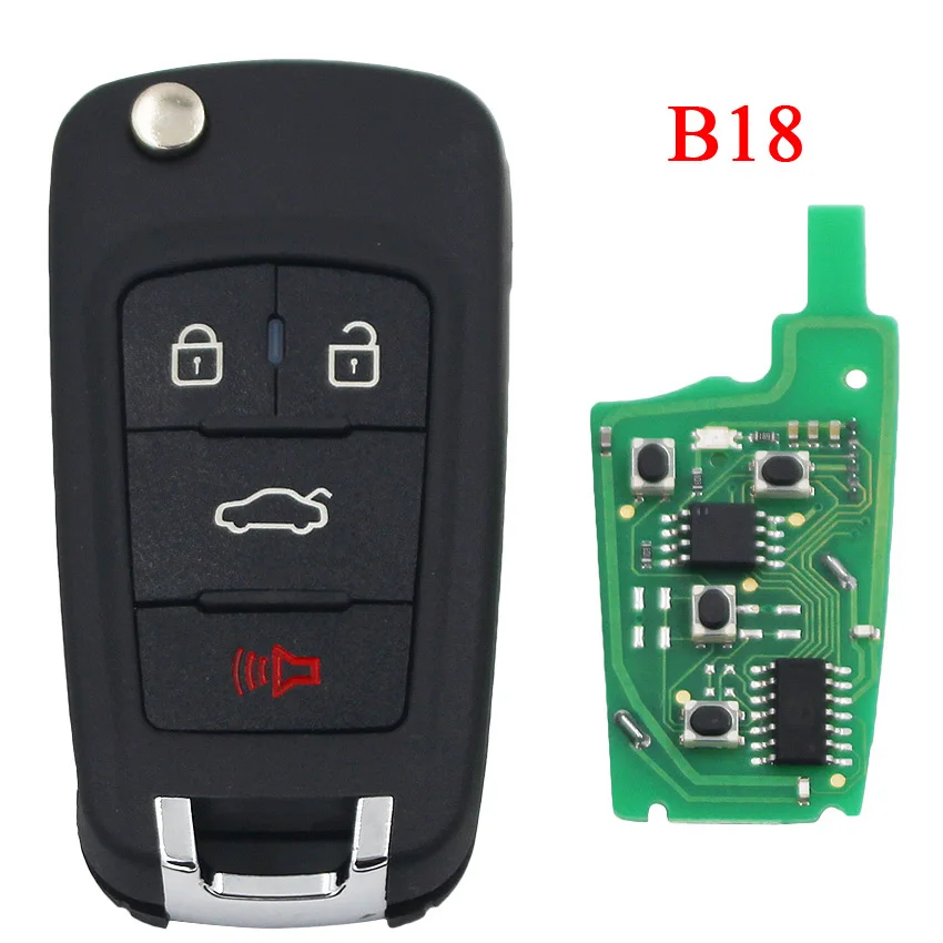 

KEYECU 5x KD Remote Control Car Key B16 B17-2 B17-3 B18 B19-3 B19-4 B20-3 B20-4 B22-4 B25 for KD900 URG200 KD900+ KD-X2 Mini KD