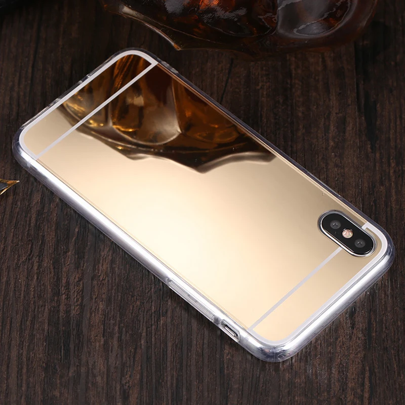 ТПУ чехол с зеркальной поверхностью для samsung A10 A20 A30 A40 A50 A6 A7 A8 A9 J4 J6 для Galaxy S8 S9 S10 плюс S10e Note9 8 S7 Edge чехол