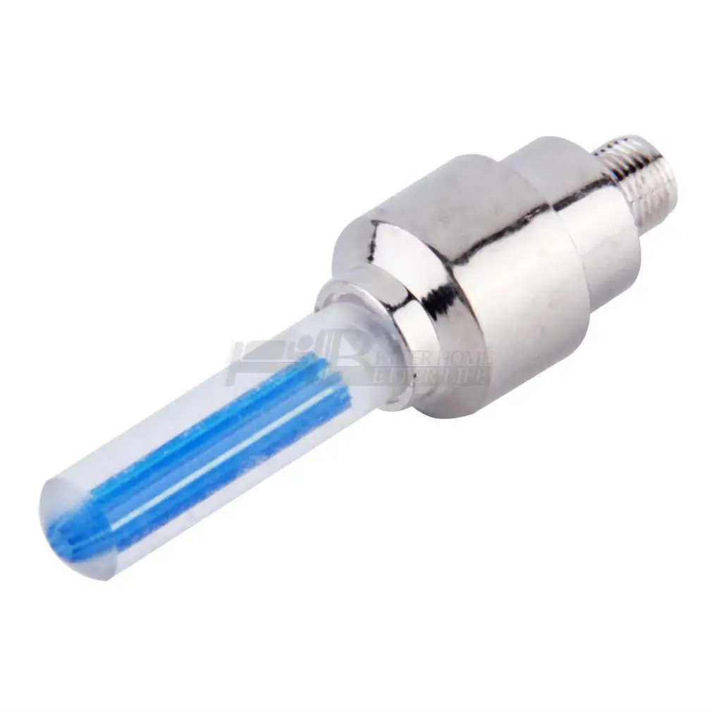 2 шт./лот синий цвет велосипедная автомобильная шина колпачок клапана неоновая