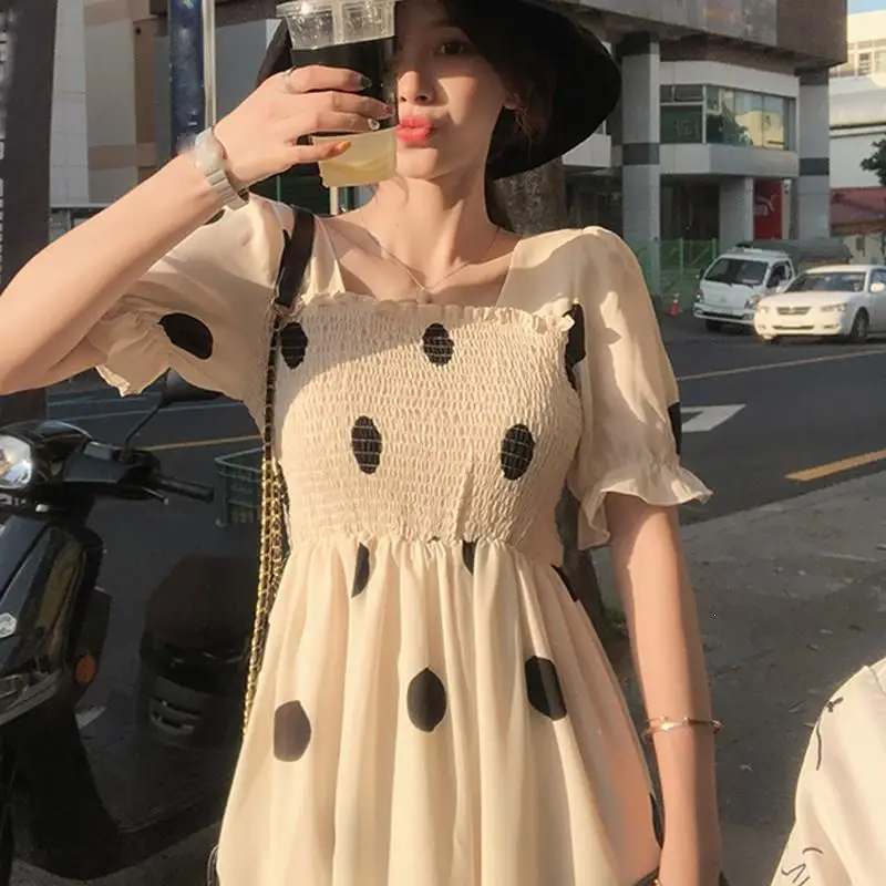 2019 женское шифоновое платье с кружевным бантом на спине повседневное пляжное