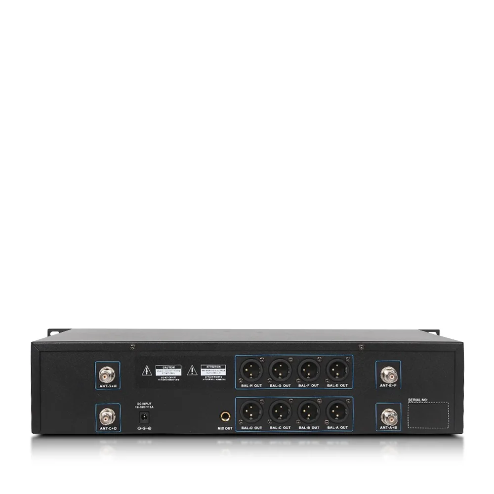 Профессиональный беспроводной микрофон R U8800 UHF 8 ручной динамический семейный