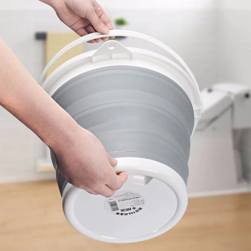 10л портативное складное ведро для рыбалки туризма кемпинга складные ведерки