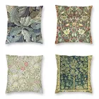 Скандинавский фон Дерево жизни от Вильяма Морриса, текстильный рисунок, накидка на подушку, чехол для дивана, украшение для дома