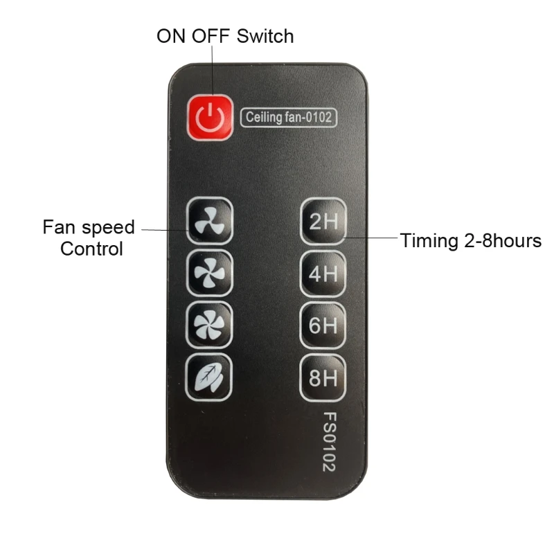 

8000mAh Camping Fan with Remote Control Rechargeable Battery Operated Fan